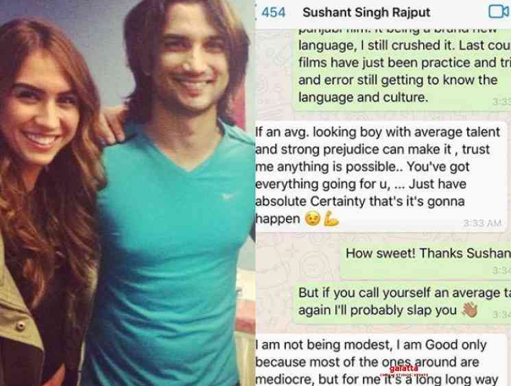 Lauren shares her whatsapp chat with Sushant Singh Rajput - Hindi Movie Cinema News