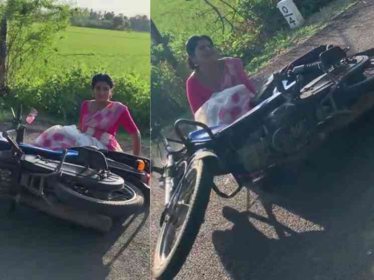 பாண்டியன் ஸ்டோர்ஸ் ஷூட்டிங்கில் வண்டியிலிருந்து விழுந்த நடிகை ! வீடியோ இதோ - Tamil Movie Cinema News பாண்டியன் ஸ்டோர்ஸ் ஷூட்டிங்கில் வண்டியிலிருந்து விழுந்த நடிகை ! வீடியோ இதோ - Tamil Movie Cinema News