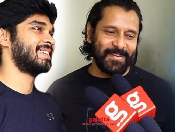 Vikram and Dhruv emotional reaction after Adithya Varma FDFS - Tamil Movie Cinema News
