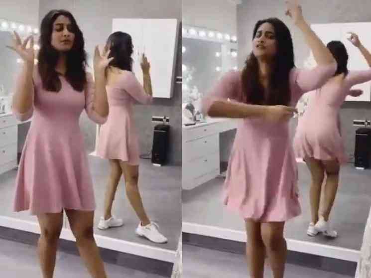 வைரல் பாடலுக்கு நடனமாடி அசத்திய ஷிவானி ! - Tamil Movie Cinema News வைரல் பாடலுக்கு நடனமாடி அசத்திய ஷிவானி ! - Tamil Movie Cinema News