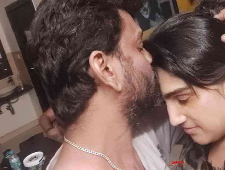 Vanitha Vijayakumar posts kissing picture with husband Peter Paul - Tamil Movie Cinema News