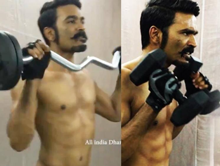 WOW: Dhanush's unseen intense workout video goes viral! Don't miss! 